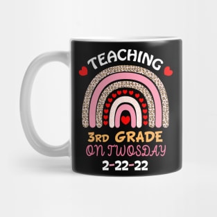 teaching 3rd grade on twosday 2222022 Mug